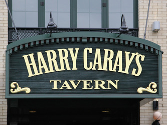 Image shows Harry Caray's Tavern Facade Sign Wrigleyville Chicago,IL