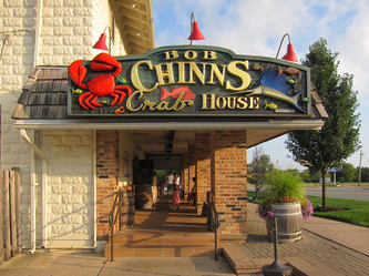 Bob Chinns Sign, 
Bob Chinn's Crabhouse, Wooden Signs Wheeling, Wooden Signs Wisconsin