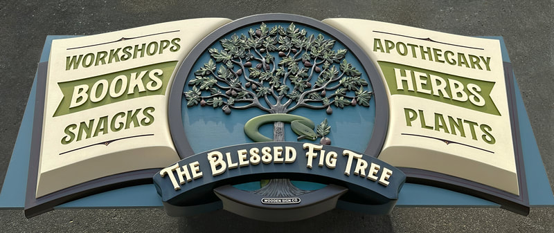 #blessedfigtree #blessedfigtreesign Hand Carved Sign, Carved Sign Antigo, Wisconsin', Wooden Signs Chicago, CNC Carved signs, Custom Signs Midwest, Custom sign Illinois, Wisconsin signmaker, Antigo Wisconsin, Antigo Chamber of commerce
