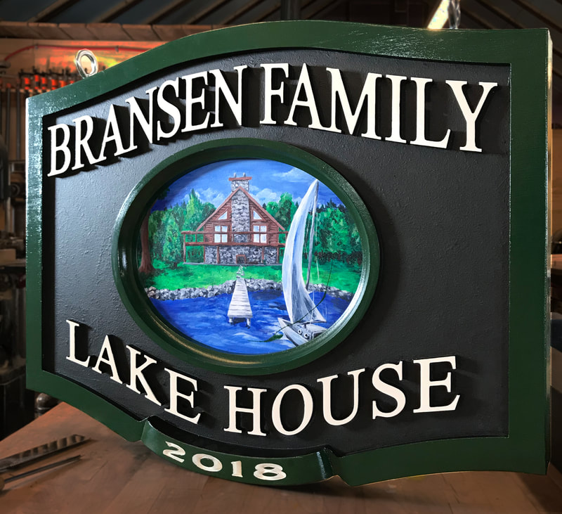 Custom house signs Delavan,WI, Lake House signs Lake Geneva Wisconsin, Custome signs Elkhorn, WI, Wooden Signs Chicago